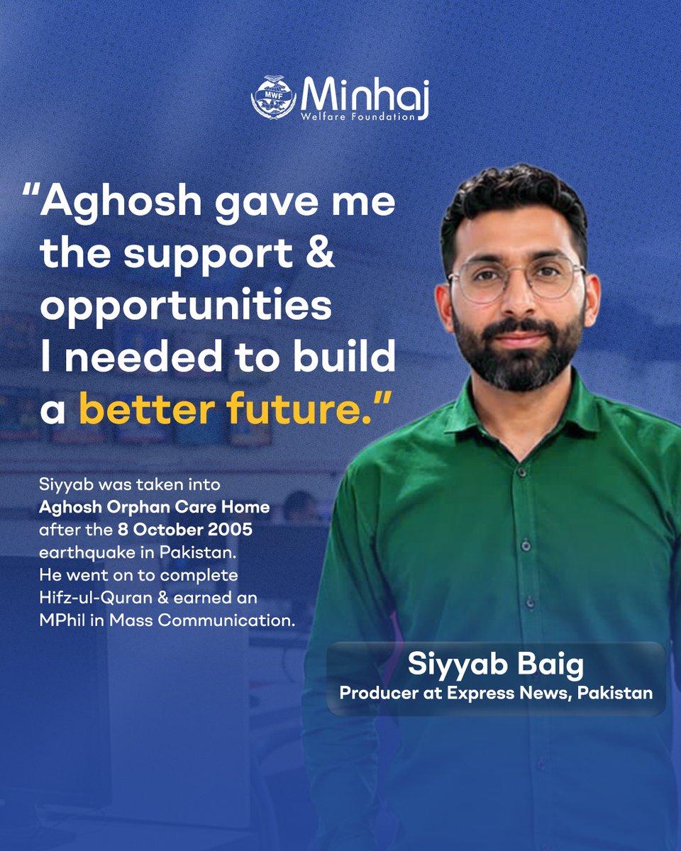 minhajwelfare's tweet photo. 🇵🇰 8 October 2005 changed countless lives in Pakistan.

🏠 Aghosh was established to give orphaned children care, safety, education and hope for a brighter future.

🤝 Support Aghosh and help more children thrive.

🔗 https://t.co/dUvYqpfZFL

#MWF #OrphanCare #Aghosh https://t.co/LltSdJMiVy