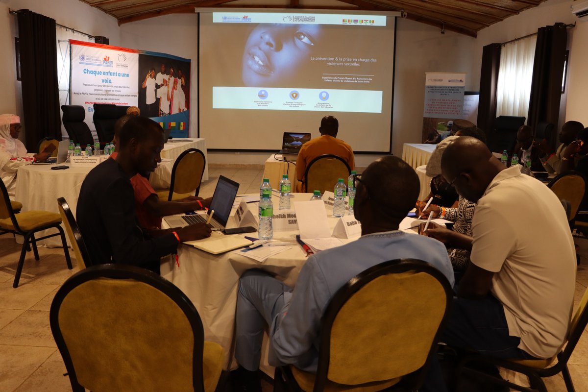 ONU_Droits_BRAO's tweet photo. Ouverture à la Somone de l'atelier de formation sur la protection des enfants contre l'exploitation et les abus sexuels dans le tourisme. À l'approche des #JOJDakar2026, protéger chaque enfant, sans discrimination contre les violences.
#DroitsHumains #DDH #MCAT #HCDH #PAPEV https://t.co/Anr7Ni3Y5P