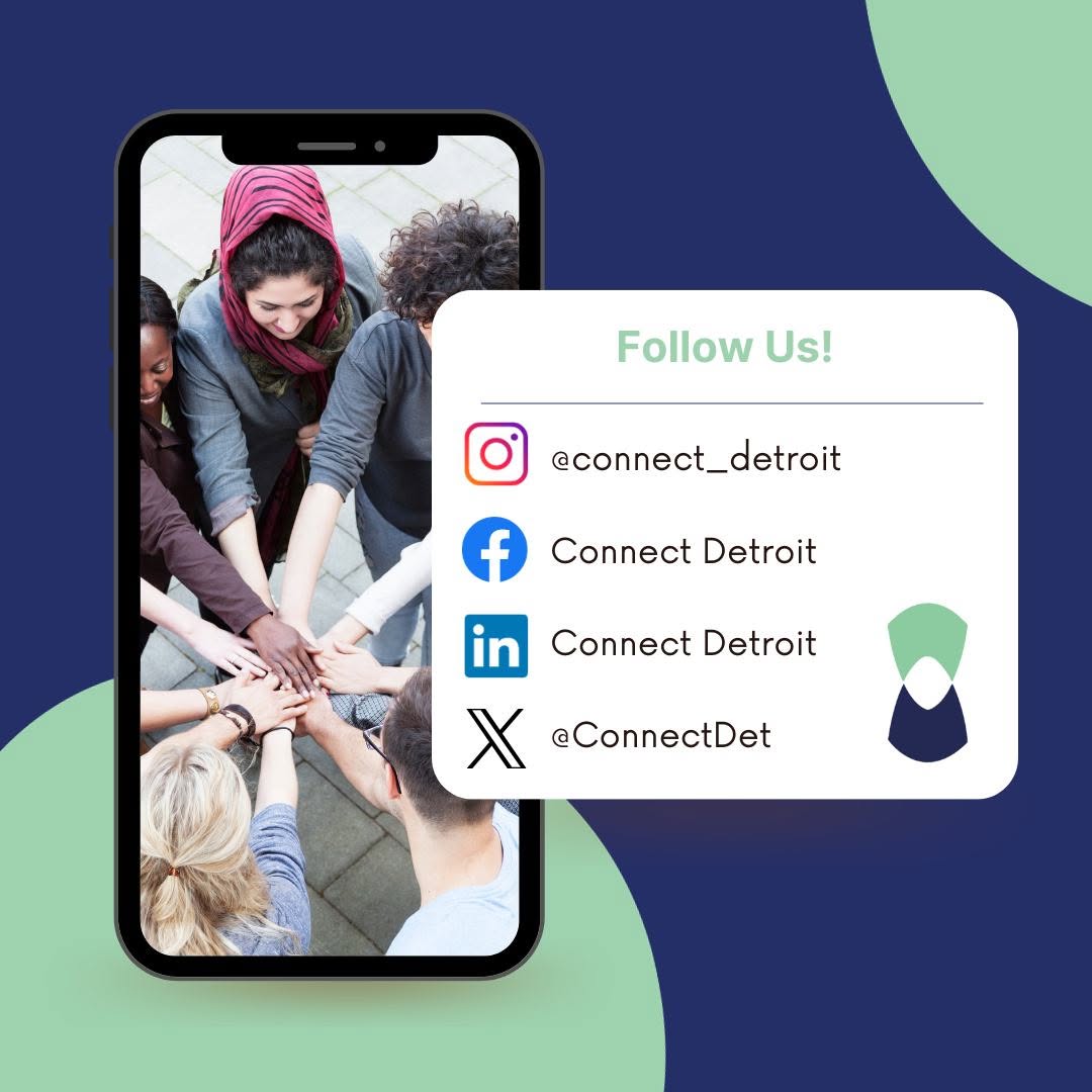 ConnectDet's tweet photo. Find Connect Detroit on your favorite social platforms!

Learn more at https://t.co/P4oRD5EvT7. https://t.co/ifH6tL9KWf