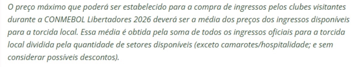 watayudi's tweet photo. @_flaviomdrs @gabrilamorim Considerando a “regra” da conmebol. 
Os maiores valores que o Fluminense e o Palmeiras poderiam colocar seriam 277,5 e 293,33(* Obs: Estou me baseando no valor dos ingressos da semi de 2025 contra a LDU).  Como o flu colocou 320(42,5 a mais) a “retribuição” seria 335,83. https://t.co/zlBgpSP589
