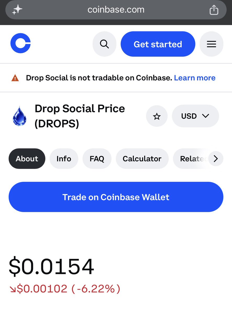 corelid2's tweet photo. While some continue to overlook it, Tier-1 exchange Coinbase has taken the time to highlight and provide a detailed overview of what Drop Social is all about.
The recognition speaks for itself. 💧🔥
#DropSocial #DROPS https://t.co/JqVhnbQOig