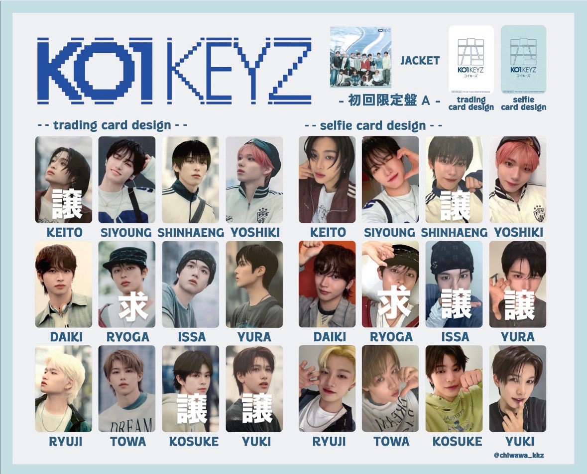 mpyypa's tweet photo. KO1KEYZ コイキーズ CD 封入特典 トレカ

【譲】加藤、照井、シンヘン、小野、後藤、杉山、安部、柳谷

【求】同種 飯塚

郵送。
お気軽にdmお願いいたします。

#KO1KEYZ譲  #KO1KEYZ求 #KO1KEYZ交換 https://t.co/L8dupvlB92
