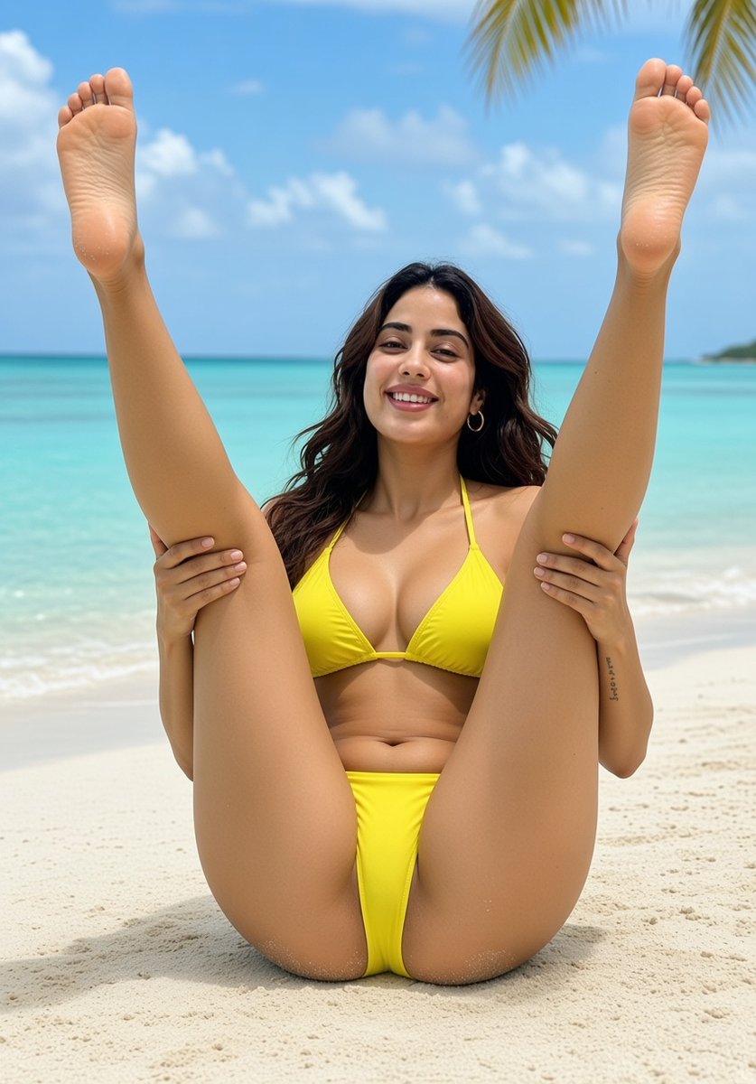 wiseup48's tweet photo. Hot sexy Indian Bollywood Actress Jhanvi Kapoor, Bikini, Doggystyle and missionary 

#bikini #ai #jhanvikapoor #celeb https://t.co/jXUxNTi07v