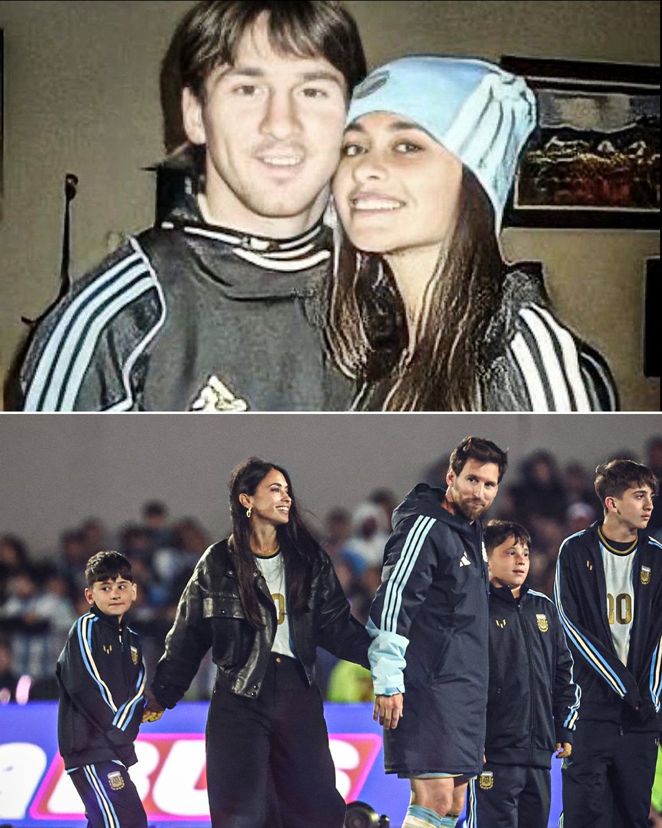 ESPNFC's tweet photo. Lionel Messi's wife, Antonela Roccuzzo, was there from day one, supporting him every step of the way ❤️

From the start of his career with Argentina to his final match 🩵

(via antonelaroccuzzo) https://t.co/xLYaoJSHtB