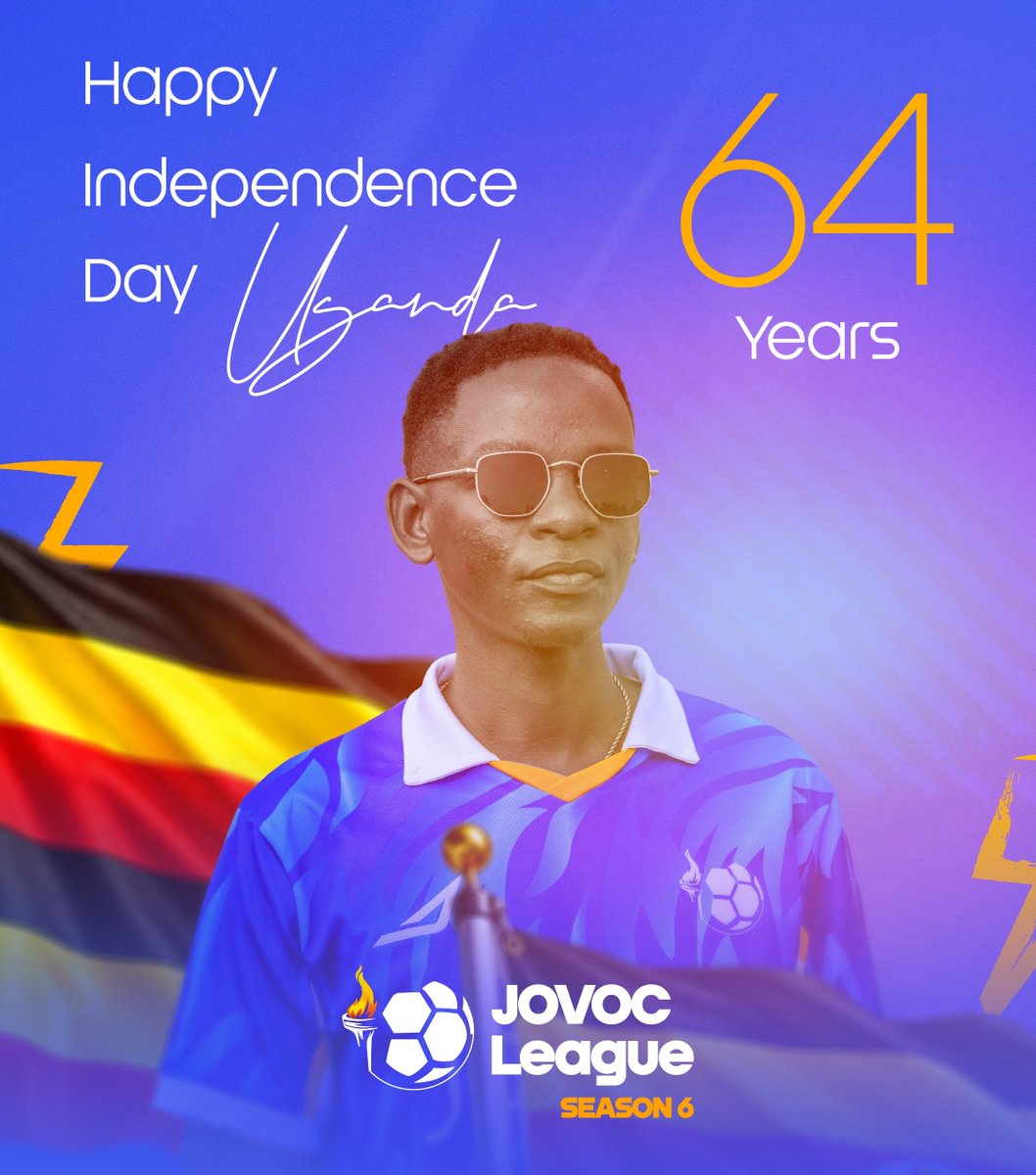 TheJovocLeague's tweet photo. To our dear partners, JL teams and well wishers, happy Independence Day! 

#HembaGwake
#UgandaAt64 https://t.co/s9CEW9XX3G