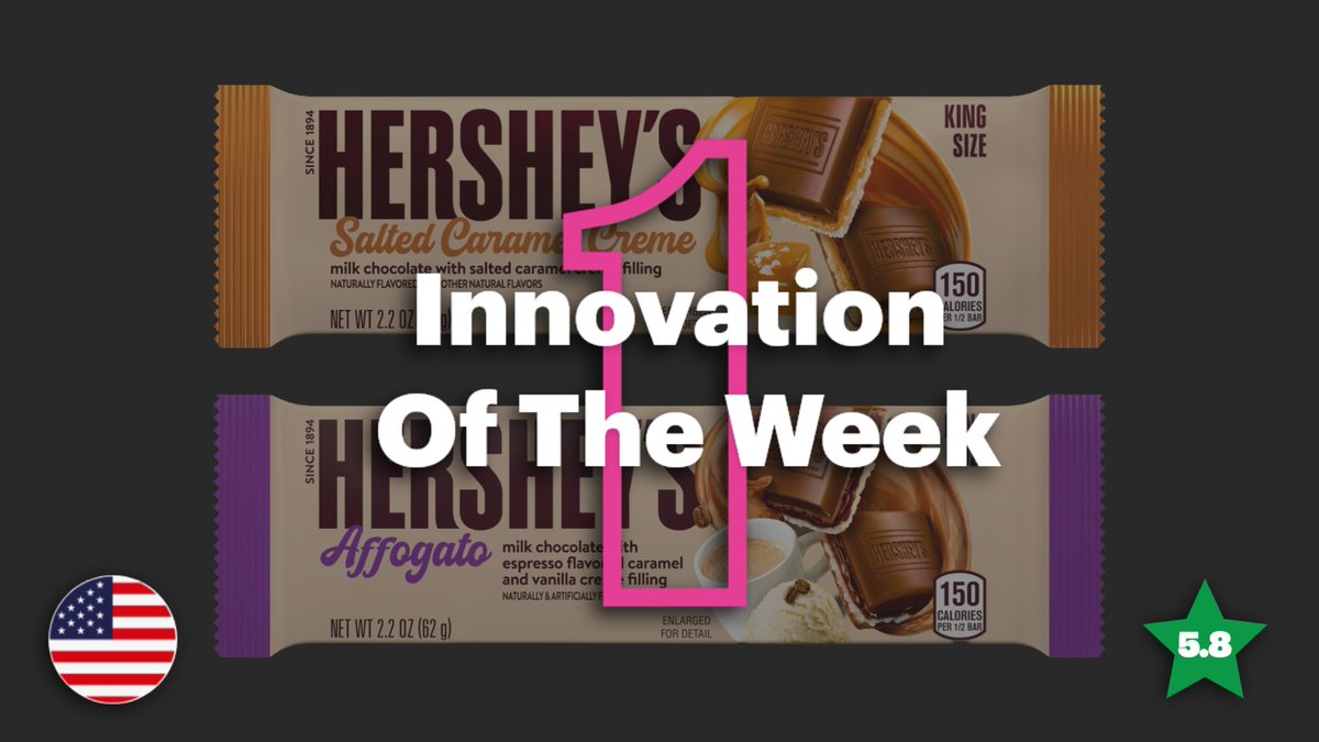 System1Research's tweet photo. Our Innovation Of The Week is @Hersheys' new Creme Bars, launched in the US last month with major celebrity support. They're also one of our highest-scoring ideas - find out what real audiences think in our exclusive write-up: https://t.co/e9GdXIMBEF https://t.co/tYfOrMryMs