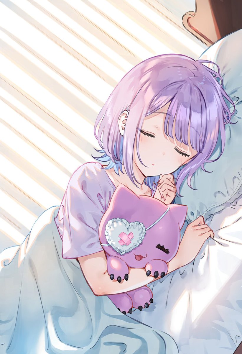 SamezameRe's tweet photo. 紫宮るな　まだ…寝れる…zzz
#AIイラスト #AIart #ぶいすぽっ https://t.co/n4mdWKlGCA