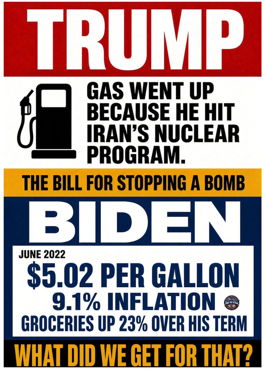 MAPAForce's tweet photo. @EricLDaugh What did Americans get in return for high gas prices under Biden? 🤷‍♀️ https://t.co/JU2Rv9MBae