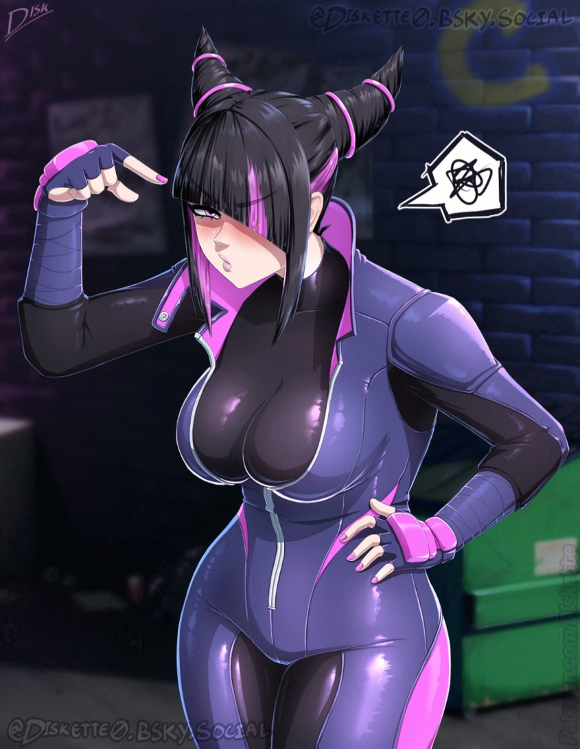 Disk_Alt's tweet photo. Juri - Eyes Up Here 

#StreetFighter https://t.co/jGsS43CH3F