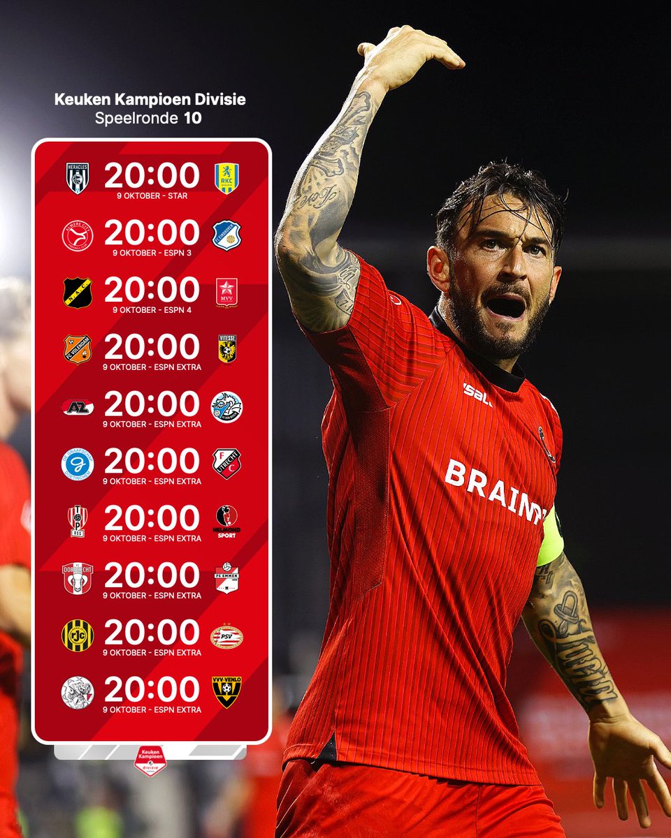 1e_Divisie's tweet photo. ๐๐ฒ ๐น๐ฎ๐ฎ๐๐๐๐ฒ ๐๐ฝ๐ฒ๐ฒ๐น๐ฟ๐ผ๐ป๐ฑ๐ฒ ๐๐ฎ๐ป ๐ฑ๐ฒ ๐ฒ๐ฒ๐ฟ๐๐๐ฒ ๐ฝ๐ฒ๐ฟ๐ถ๐ผ๐ฑ๐ฒ ๐๐ฟ
#KeukenKampioenDivisie https://t.co/8XC7NwvKkX