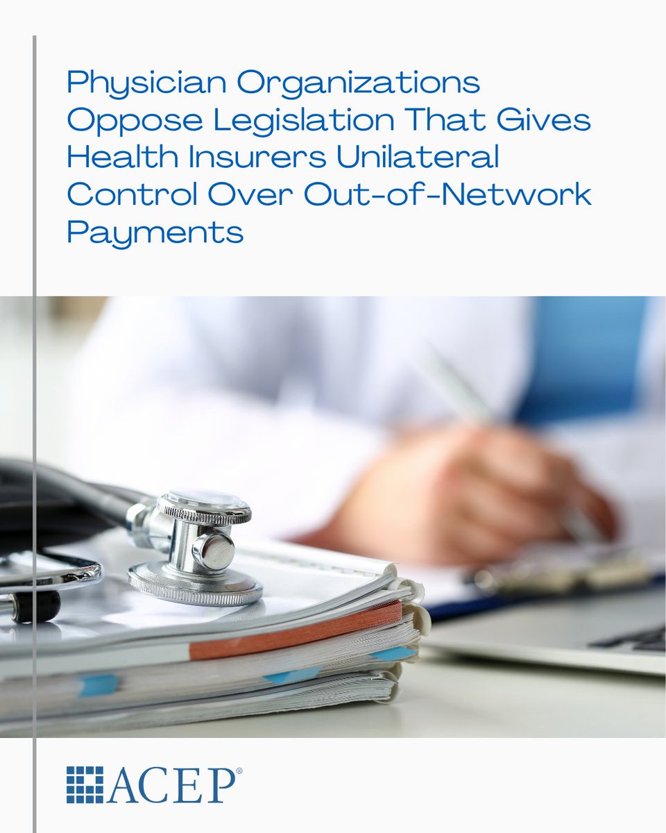 ACEPNation's tweet photo. ACEP and others urge Congress to pursue bipartisan fixes that strengthen accountability while preserving independent arbitration. 

Read the full statement here: https://t.co/ouSOAkU9HQ https://t.co/vOozgllXIH