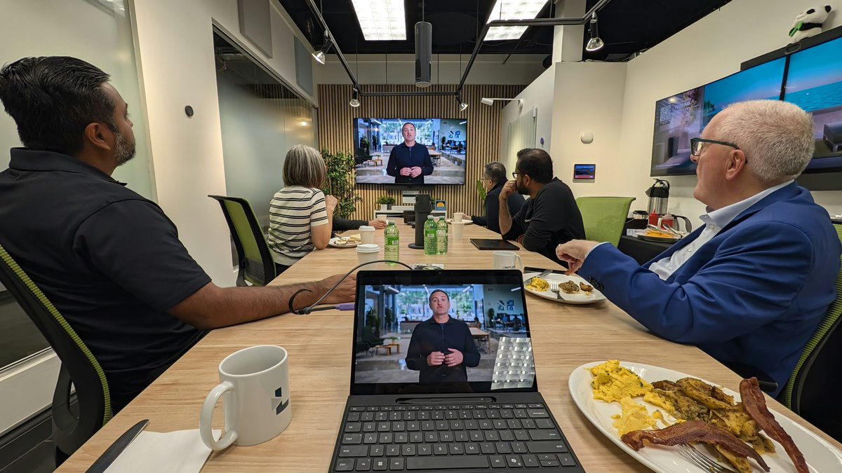 LimitlessAV's tweet photo. 🎉Thank you to everyone who joined us at our @LogitechBiz launch event. Between a great breakfast, the live stream, and plenty of good conversation, it was a morning well spent.

Curious how these solutions could fit your spaces? Email us:
📧info@limitlessav.ca

#Logitech #ProAV https://t.co/yy72dpbhNh