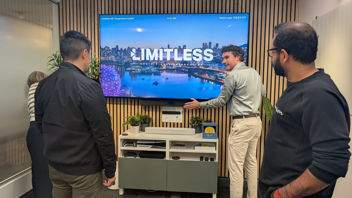 LimitlessAV's tweet photo. 🎉Thank you to everyone who joined us at our @LogitechBiz launch event. Between a great breakfast, the live stream, and plenty of good conversation, it was a morning well spent.

Curious how these solutions could fit your spaces? Email us:
📧info@limitlessav.ca

#Logitech #ProAV https://t.co/yy72dpbhNh