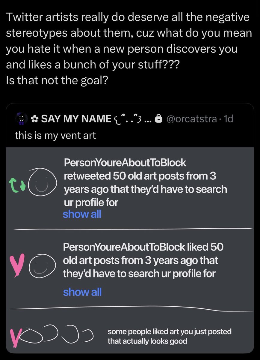 bluecheese040's tweet photo. @ChibakoShiba @Dar_K_stuff yeah op privated after all the backlash, but the screenshot can tell you why https://t.co/FNqXx6rwB4