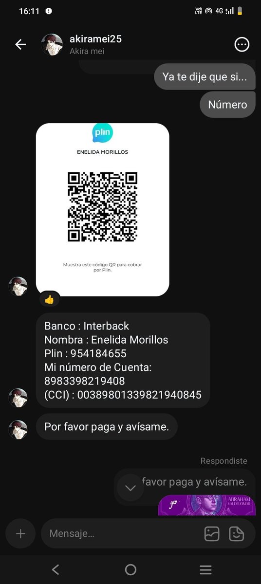 Stefani45853149's tweet photo. Armys, vengo a hacer una denuncia pública. ENELIDA SOFIA MORILLOS MENDOZA con DNI: 46499878 es una ESTAFADORA. vende entradas para BTS. Ayer le escribí, me dijo que todo era presencial, sin embargo, hoy me pidió un adelanto de 50 soles. #BTS_WORLDTOUR_ARİRANG_LIMA
#BTS https://t.co/S6l3WMsgAc