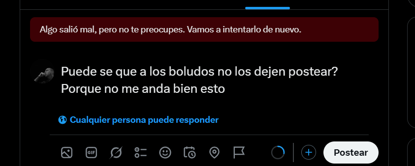 Na2areno's tweet photo. Puede ser que a los boludos no los dejen postear?
Porque no me anda bien esto https://t.co/XnoFc0SZlD