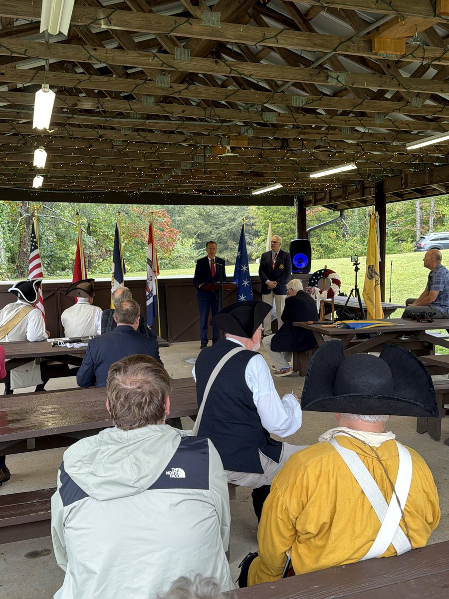 RepTimBurchett's tweet photo. Our freedoms did not come free. The Sons of the American Revolution’s Liberty Tree Dedication was a reminder of the sacrifices made to secure our liberty and our responsibility to protect it for future generations. https://t.co/GXdF6RHieo