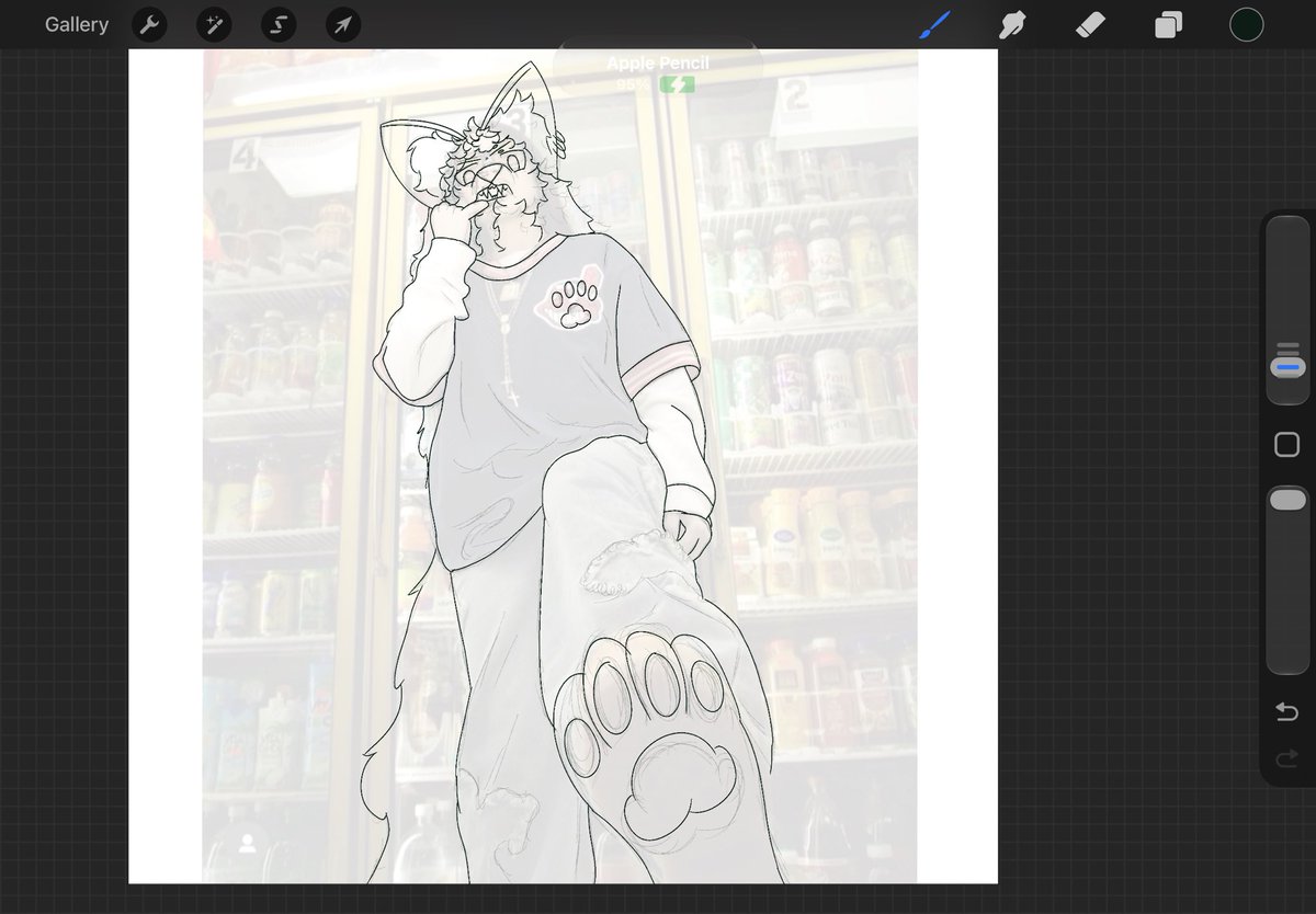 FloofiDoob's tweet photo. Finally working on some art again, mostly drawovers but hey :> https://t.co/KeERxWBol8