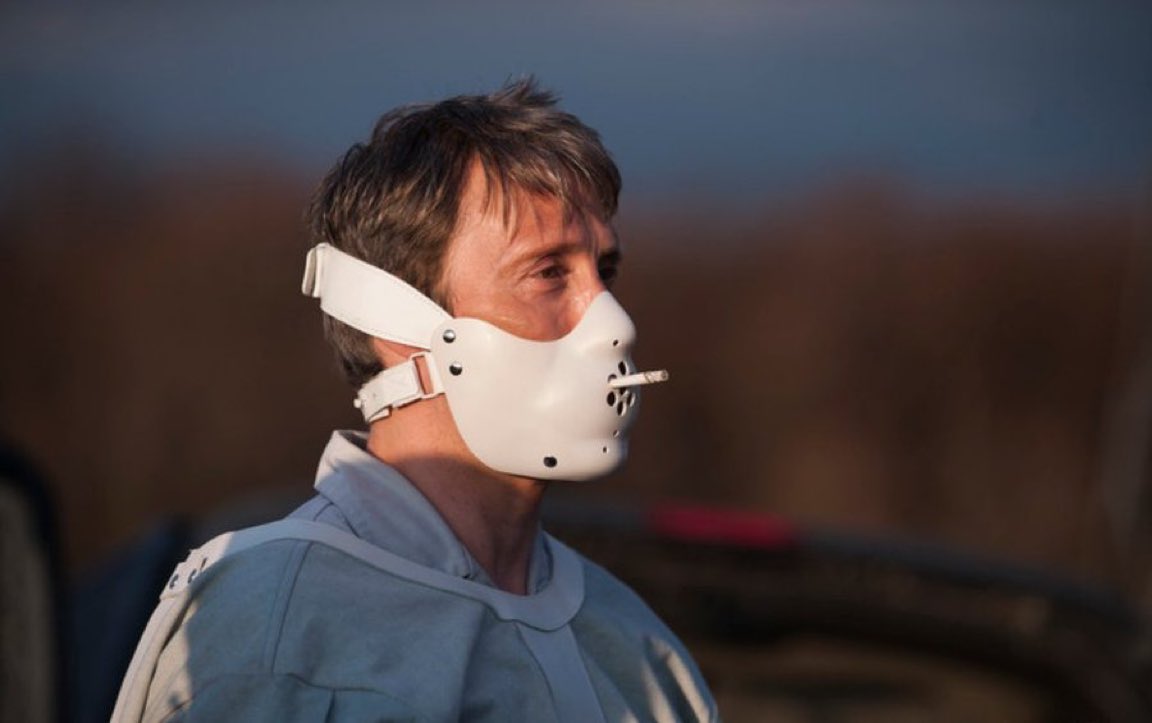 TheCinesthetic's tweet photo. Mads Mikkelsen on the set of Hannibal https://t.co/QDvvLzrZuK