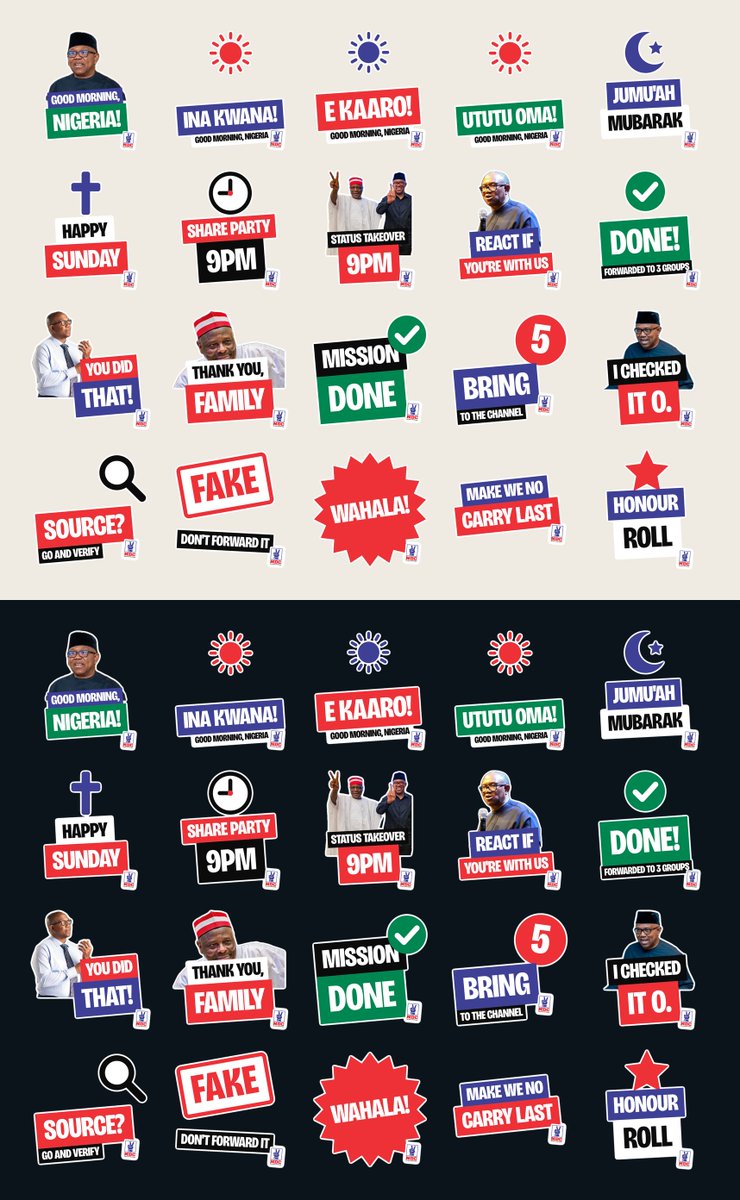 publikphigor's tweet photo. I made WhatsApp sticker packs for the NDC 🚀
https://t.co/MlW9igRRSw

Hit the link, save the stickers, use them in your group chats with friends, family, neighbors, etc.

Make sure to follow the channel. We penetrate everywhere!!! https://t.co/CIgZjGPQvF