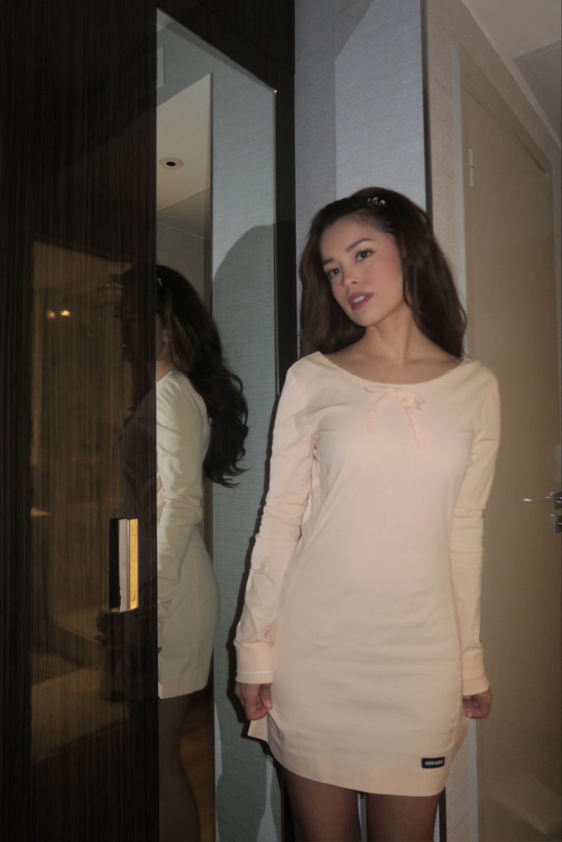 Valkyrae's tweet photo. for Miu Miu! 💕 https://t.co/5CxnFtOtAQ