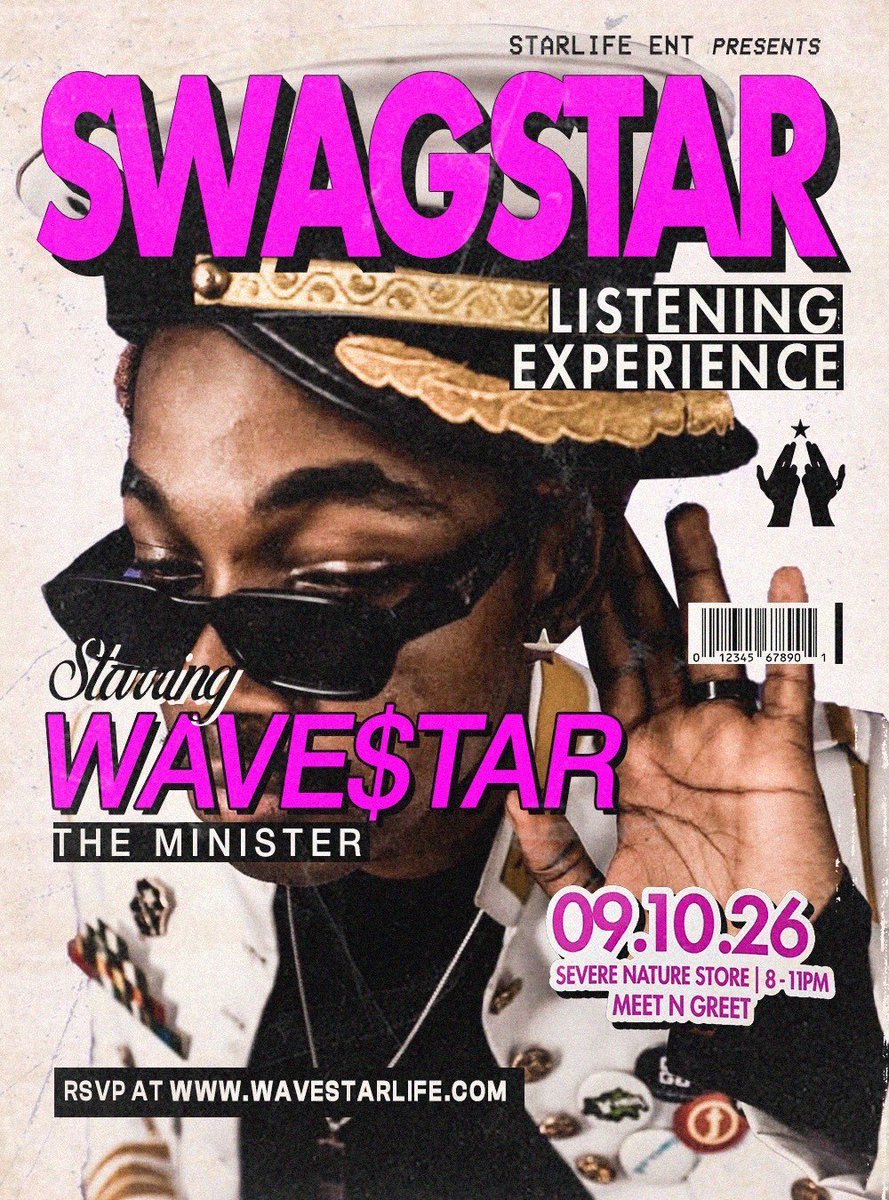 bodeswago's tweet photo. come to wave$tar listening party tomorrow 🟪 

https://t.co/OfhGt9OqBG https://t.co/16WEYnJzSb