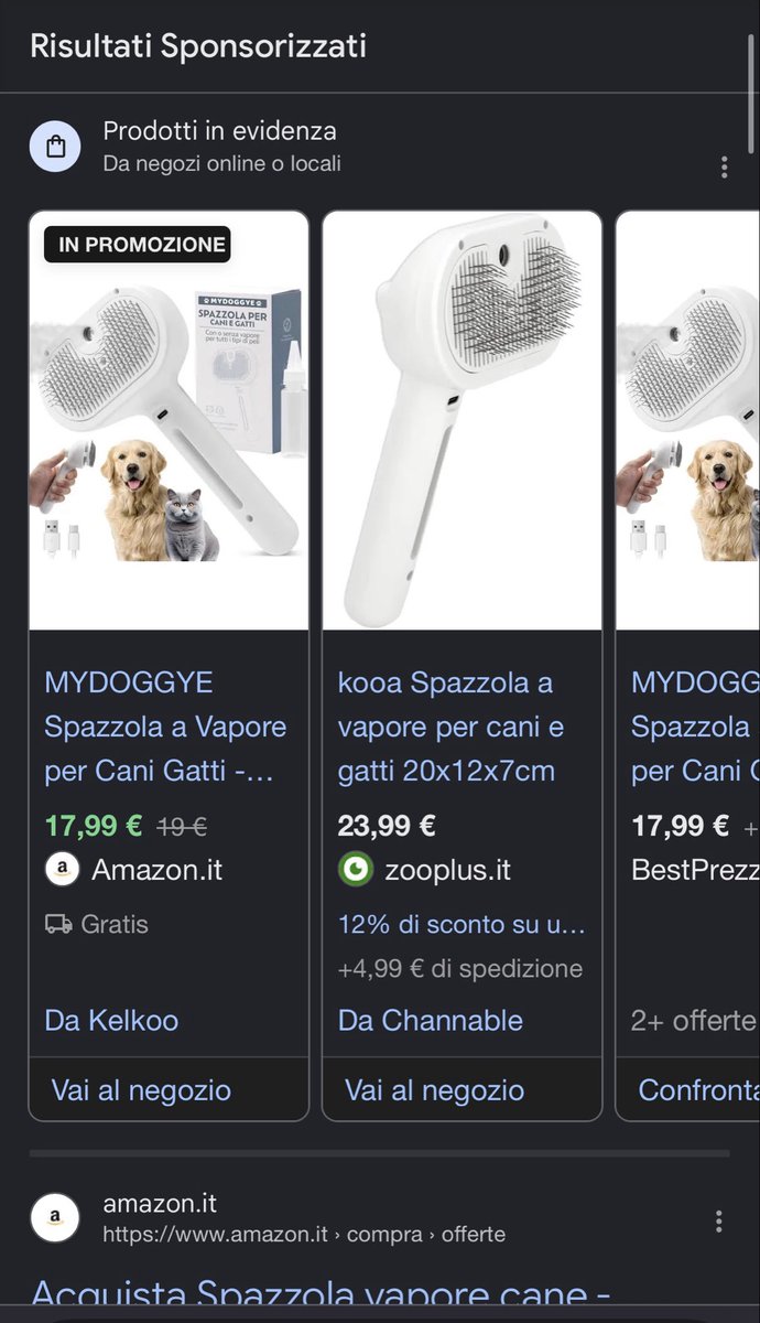 gavino_pancetta's tweet photo. Comunque scoprire che la spazzola per cani con vapore esiste da tempo e non è stata inventata ora fa riflettere https://t.co/0kxSaKvlSF #buyitnow https://t.co/p0kHPMuyoW