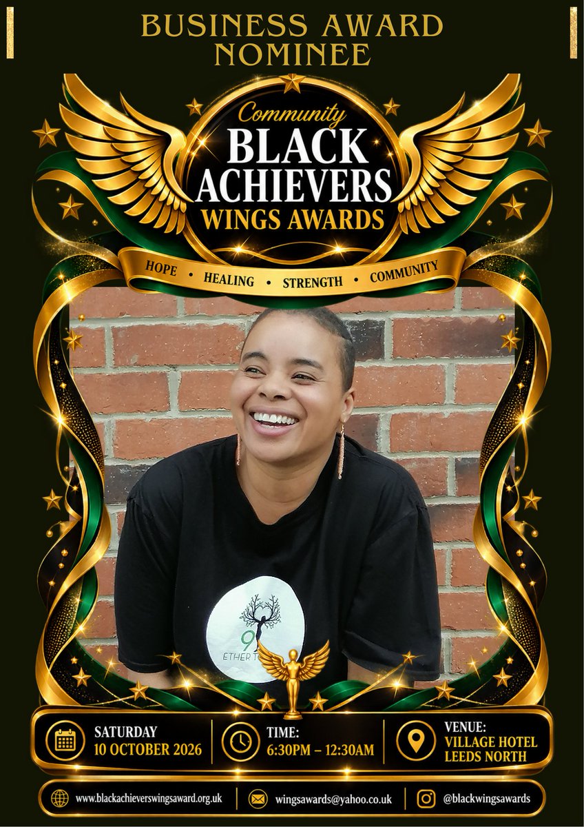 WingsAwards's tweet photo. Celebrating the recipients 🎉#CommunityBlackAchieversWingsAward2026 #Workshop #ThingsToDoInLeeds #CelebratingSuccess #AimingHigh #YoungPeople #FamilyEvent #AwardCeremony #CBAWA2026 #FundraisingEvent #LeedsEvent #CommunityEngagement #CommunityBlackAchieversWingsAward https://t.co/SKMCXPC4D2