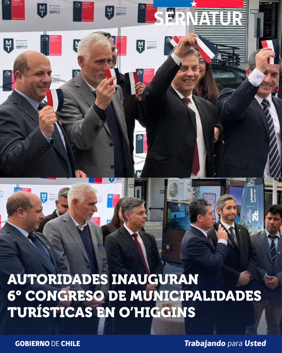 Sernatur's tweet photo. 🏛️ El encuentro busca relevar el rol de los municipios en el desarrollo de sus destinos turísticos y generar un espacio de intercambio de experiencias y conocimientos para avanzar hacia una gestión turística más sostenible, inclusiva y planificada 🤝
🔗 https://t.co/VAxjcBHqge https://t.co/4vcG7zYrIU