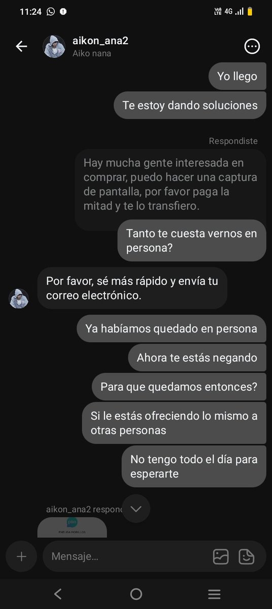 Stefani45853149's tweet photo. Era muy insistente con que le depositará primero LA MITAD DEL TOTAL. Le reclamé que ya la estaba esperando. Al final se negó y me bloqueó. Se quedó con los 50 soles que le transferí. Conseguí TODA SU INFORMACIÓN. ADJUNTO PRUEBAS. https://t.co/SKZ0KMKfDG