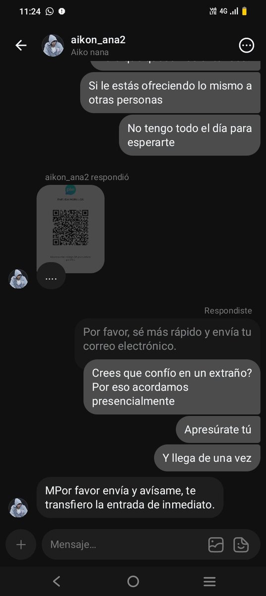 Stefani45853149's tweet photo. Era muy insistente con que le depositará primero LA MITAD DEL TOTAL. Le reclamé que ya la estaba esperando. Al final se negó y me bloqueó. Se quedó con los 50 soles que le transferí. Conseguí TODA SU INFORMACIÓN. ADJUNTO PRUEBAS. https://t.co/SKZ0KMKfDG
