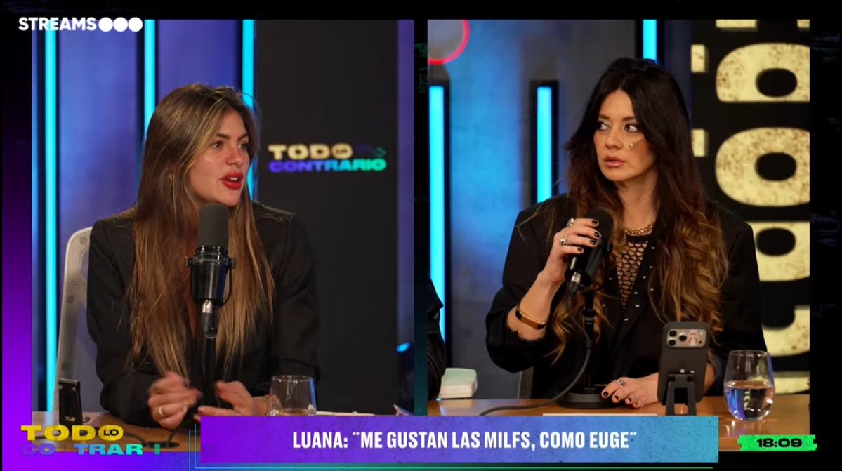 ficcantuu's tweet photo. Dos segundos nos descuidamos y Eugenia y Luana se andan tiroteando🫦🫦 
Jajaaajajaa

#TodoLoContrario #GranHermano https://t.co/Bjy9ca7Oxb