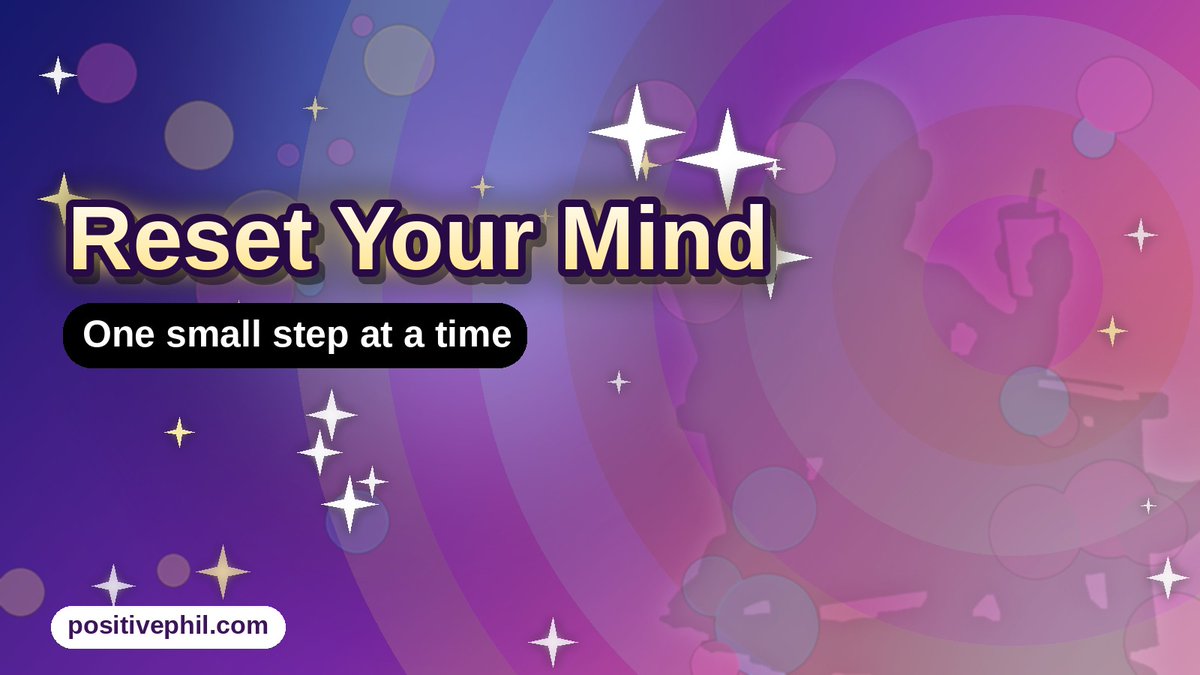 PositivPhil's tweet photo. Feeling down? You can change your mind. Start with one small thought, then one small step. #Mindset #Hope https://t.co/sEcfnfxPbG https://t.co/OYy2UnPuqm