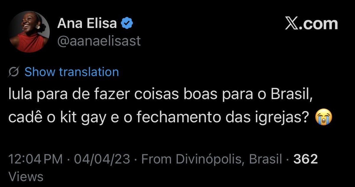 DudaCampopiano's tweet photo. Oi @LulaOficial 

O que você tem a dizer sobre a sua nova coordenadora de campanha ter defendido o fechamento de igrejas em 2023? https://t.co/Y586XcG8eC