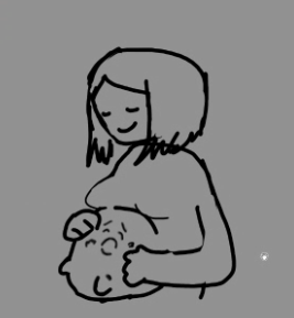 armpithropod's tweet photo. pregnatn ava that was drawn a few ago https://t.co/JDdLjHnn3V