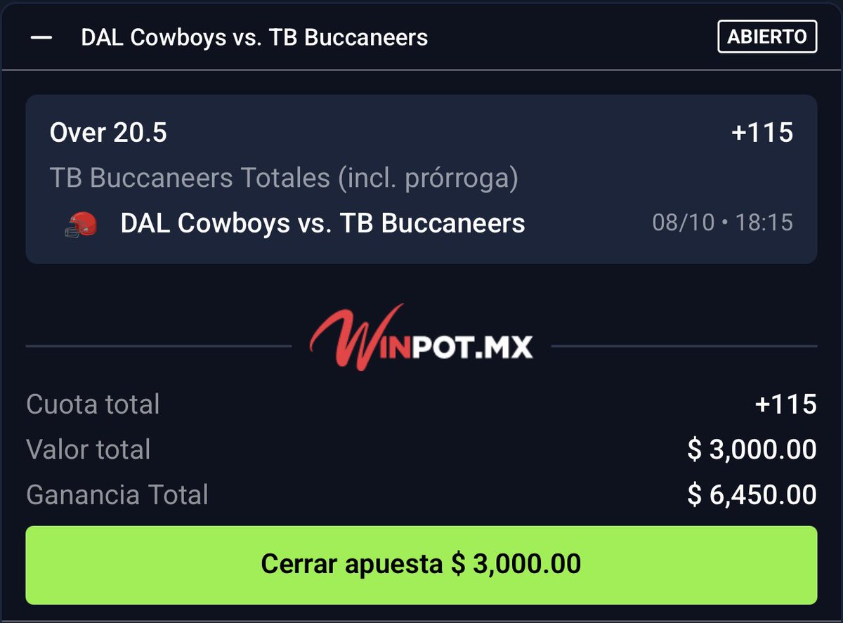 PelonPickShow's tweet photo. Aquí les va la que pobló china mis Calvos 📣

✍🏻  Under 6.5 | Cleveland @ White Sox (+114)

✍🏻 Over 20.5 puntos Buccaneers (+115) 

La suerte está echada ✌🏻❇️ https://t.co/9Z0R7AfGPu