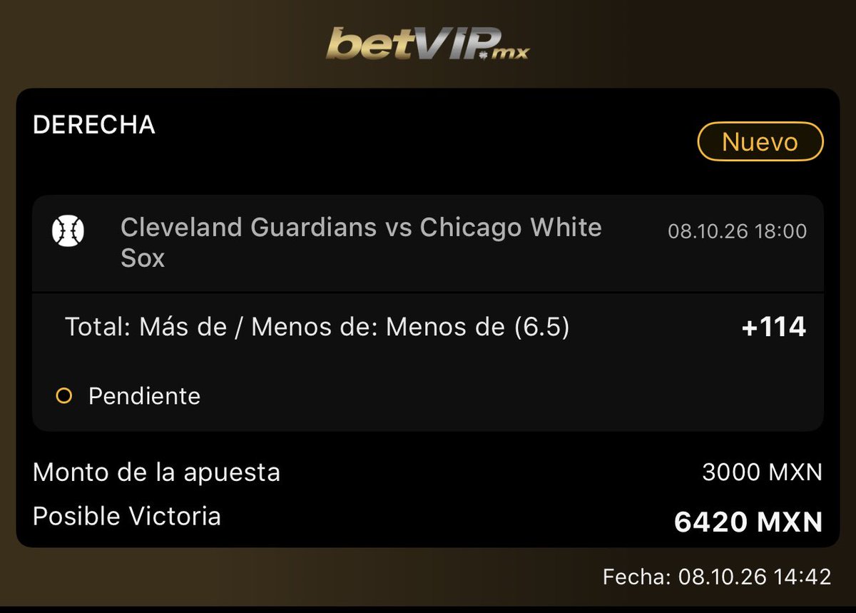 PelonPickShow's tweet photo. Aquí les va la que pobló china mis Calvos 📣

✍🏻  Under 6.5 | Cleveland @ White Sox (+114)

✍🏻 Over 20.5 puntos Buccaneers (+115) 

La suerte está echada ✌🏻❇️ https://t.co/9Z0R7AfGPu