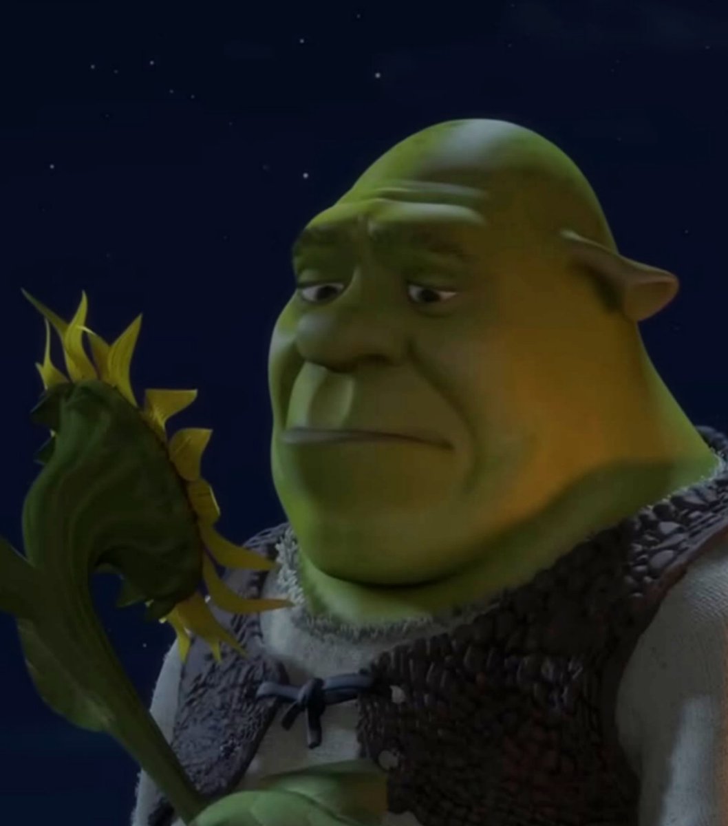 CartoonsOTMoon's tweet photo. En SHREK 5, Shrek tendrá un cultivo de girasoles en su nueva casa.

La flor que le hace pensar en Fiona. https://t.co/jyZdhggGWY