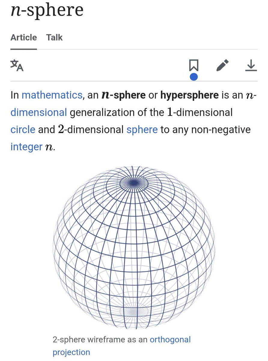 PerryALPHA's tweet photo. While you're posting N towers, mathematicians have developed N spheres https://t.co/BC1yeUXZBX