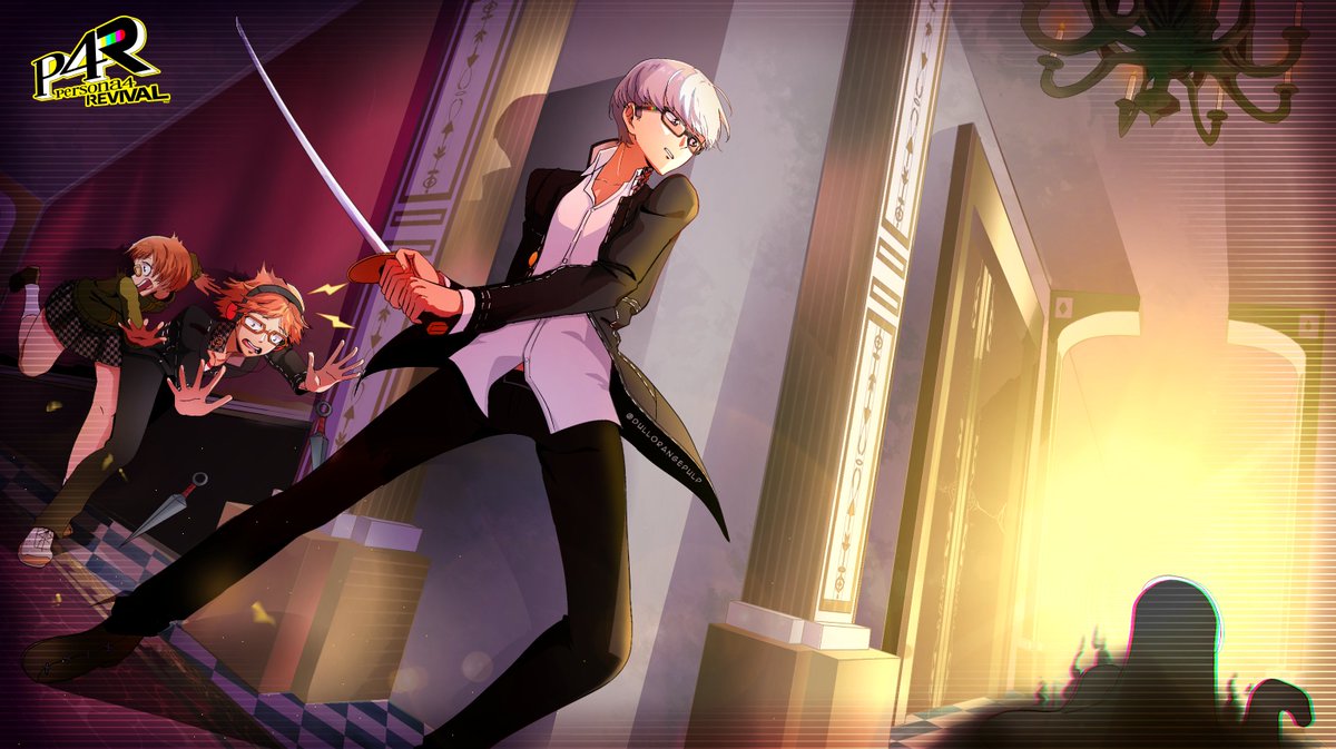 DullOrangePulp's tweet photo. NEW PERSONA 4 KEY ART - Inside Yukiko's Castle https://t.co/ik0YYLeJok
