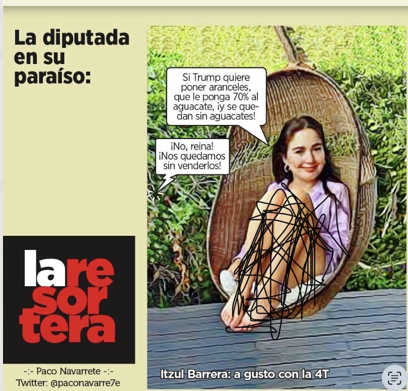 ferbelaunzaran's tweet photo. Sancionan al cartonista @paconavarre7e porque dicen que “sexualizó” a la diputada Itzul Barrera por mostrar sus piernas de las rodillas a los pies, tal y como ella misma se subió a sus redes sociales.

Veo el cartón en cuestión y confirmo que el TEPJF también fue capturado por la vela perpetua.

No tardan en prohibir las minifaldas.

Además de censores, mochos.

Debe desaparecer la figura de violencia política de género, es pretexto para la censura.

Tiempos oscuros para la libertad de expresión.