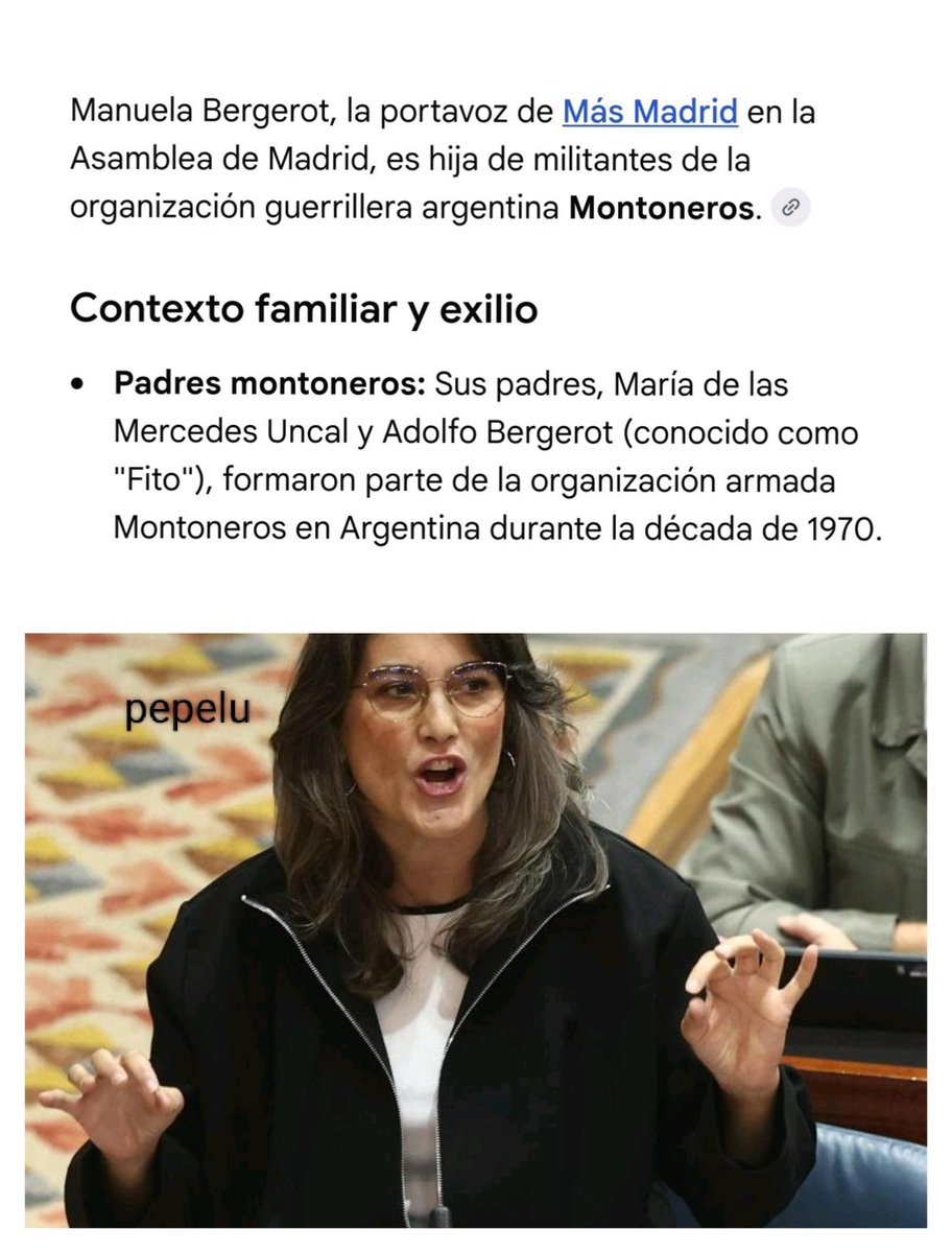 anselmo61116025's tweet photo. Este es el currículum de ésta 
zorra,perra sarnosa comunista.
Hija de la gran puta, madre Argentina.
Hay que deportarla a su tierra 
de origen gaucho. https://t.co/ornVaJf40X