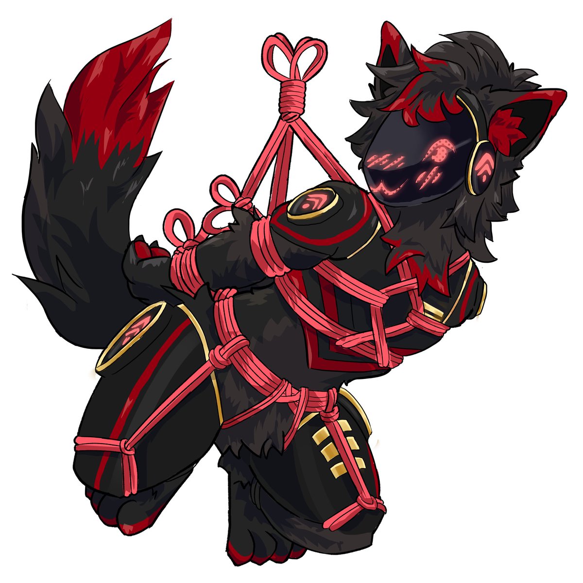 Clouds5787's tweet photo. Oh hai I’m just hanging what about you~

(Artwork done by: @hottbanshee ) https://t.co/hk9b1RGoXO