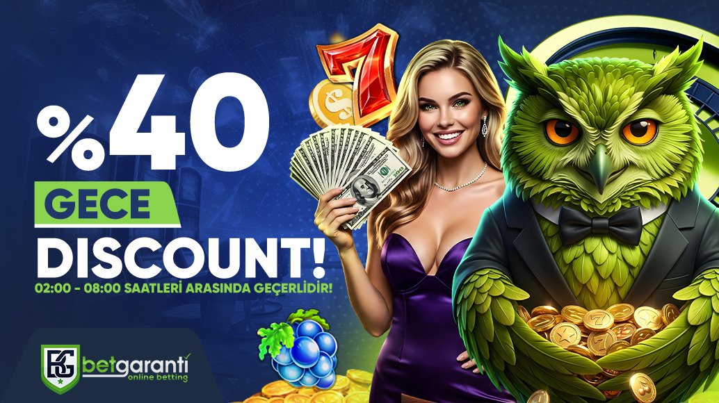btgarantisocial's tweet photo. 🌙GECE DISCOUNT %40
 
⏰ 02:00 – 08:00 arasında geçerli!

🎰 Sadece Canlı Casino &amp; Slot kayıplarında geçerlidir.

💳 Minimum yatırım: 100 TL

⚡️ *Bonus Talep* seçeneğinden anında talep edebilirsiniz!

✅ Güncel adres: https://t.co/GmtldwPse0

#gecediscount #bonustalep #yatırım https://t.co/WSm9haoIuQ