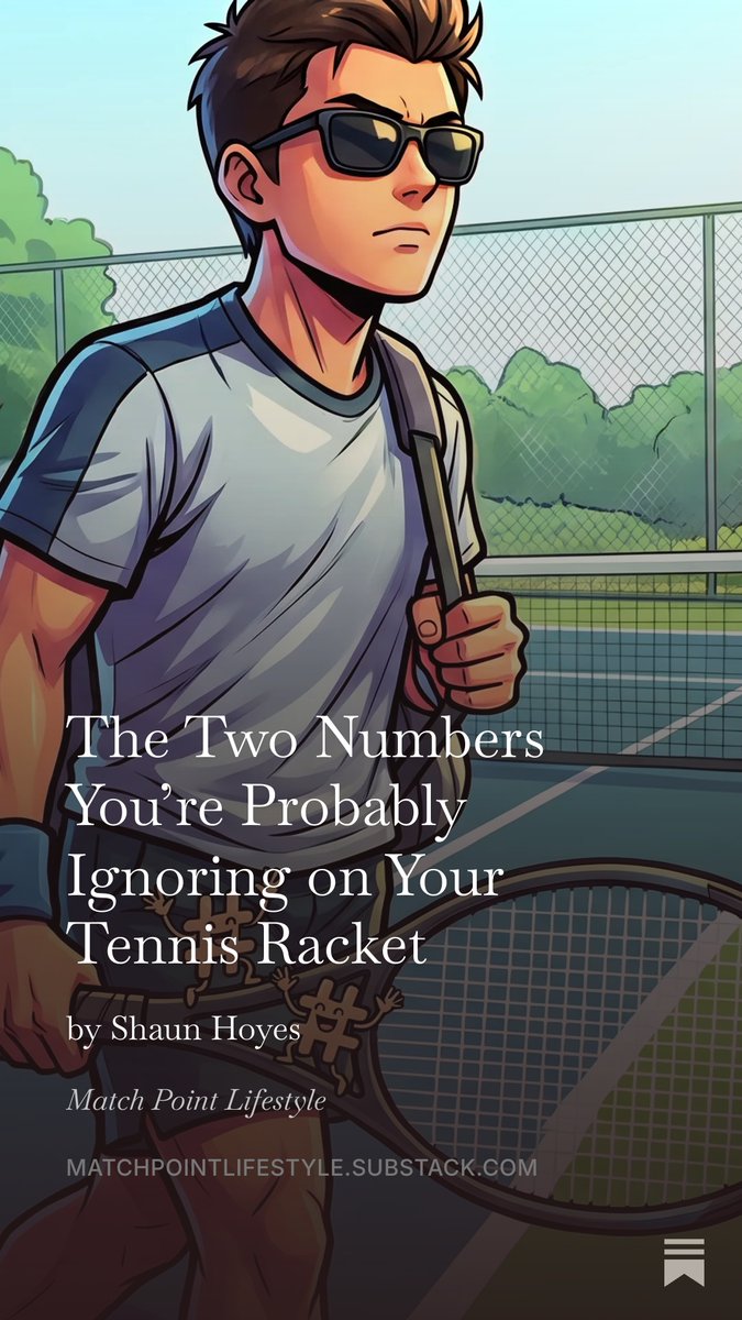 MatchPointLife's tweet photo. The Two Numbers You’re Probably Ignoring on Your Tennis Racket https://t.co/4ju4Z9YRvr https://t.co/qg49dEYByr