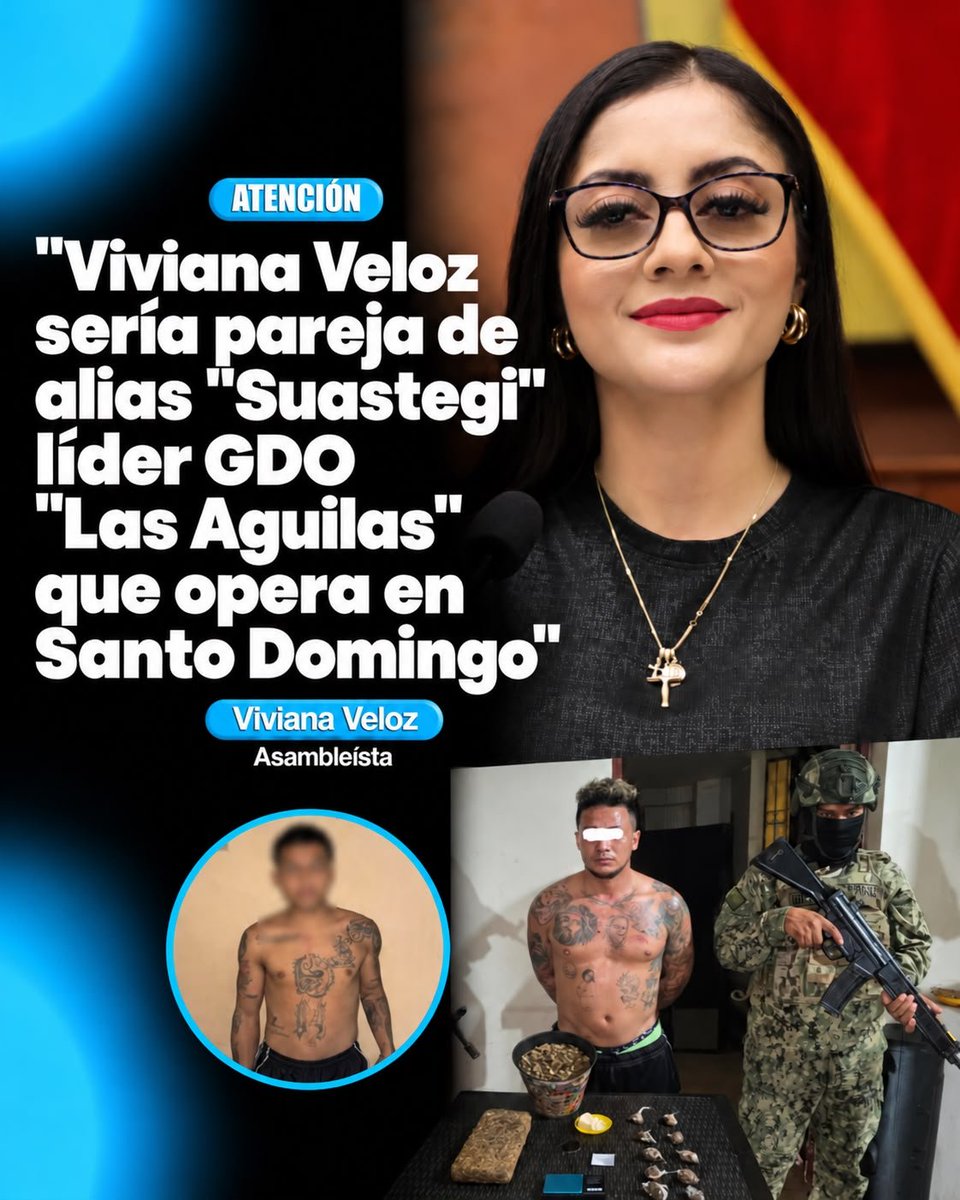 NoticiasEc24h's tweet photo. Reportan la viralización de imágenes publicitarias en plataformas digitales que señalan presuntos vínculos sentimentales de una autoridad legislativa con líderes de grupos delictivos en Santo Domingo. https://t.co/Bd5dvtc469
