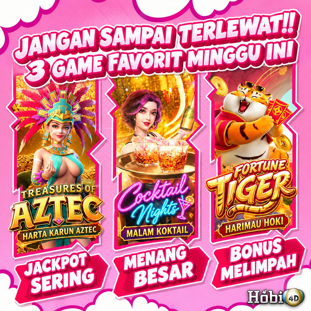 hobi4d3's tweet photo. PASTI GA NYESAL MAIN DISINI !!!
⭐ CLAIM BONUS SETIAP HARI HINGGA 300K
⭐PREDIKSI TOGEL & BOLA PALING AKURAT
⭐Daftarkan Dirimu segera ketik di google : HOBI4D
#hobi4d #bonus #eventparlay #mixparlay #cashback https://t.co/nE7SRrkGe2