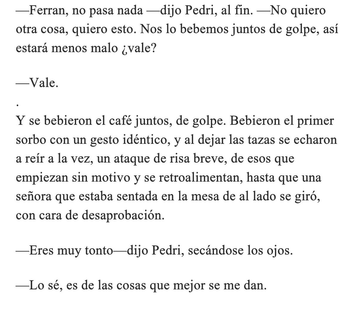 Darius_1011's tweet photo. "Eres muy tonto" ESTOY GRITANDO TÍO LAS REFERENCIAS 😭 #Fedri #fanfic https://t.co/8KFKMAKslM