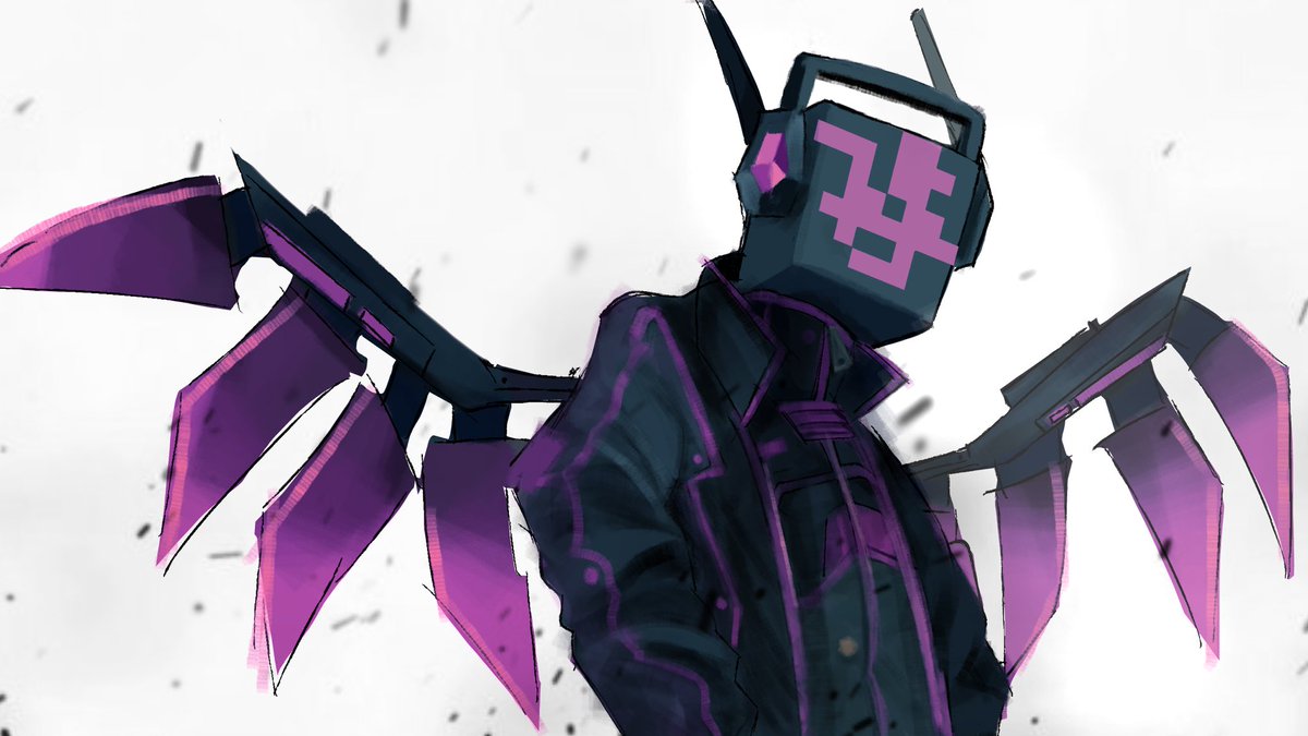 loonyballoonie's tweet photo. design based on the QR code skin #ashswagfanart #ashswag https://t.co/ij04D5Y7px