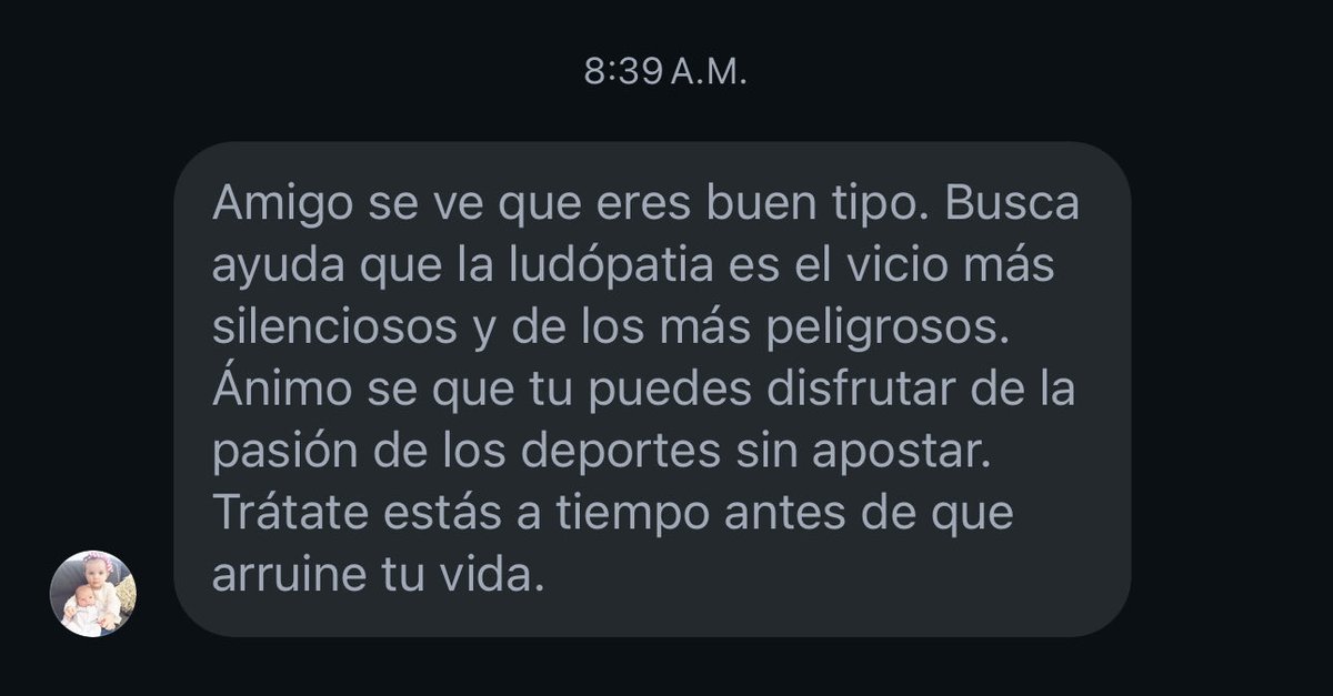 ajbauer8's tweet photo. “ Disfrutar de la pasión de los deportes sin apostar ”

Nombre wey mejor me vuelvo joto alv https://t.co/vXPg2x2HBA